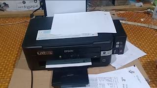 Cara Reset Manual Printer Epson L210 100 Work [upl. by Morra]