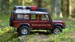 RC LandRover Scale Adventure quot Water trialquot [upl. by Killie]