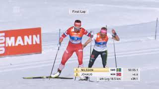 SkidVM 2019 Sverige tog guld i damstafetten [upl. by Martinson]