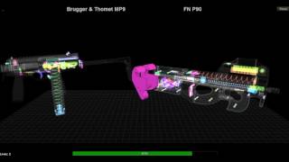 Daily Puzzle Brugger amp Thomet MP9 vs FN P90 [upl. by Fayette56]