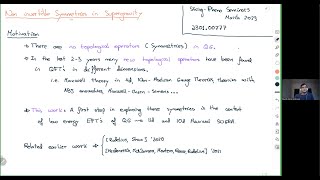 Eduardo GarciaValdecasas  Non invertible symmetries in supergravity [upl. by Jilleen]