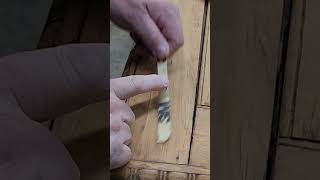 Spot Sanding woodworking diy furniturerepair restoredfurniture furniturerestoration sanding [upl. by Essile182]