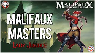 Malifaux Masters Lady Justice Guild [upl. by Arlie364]