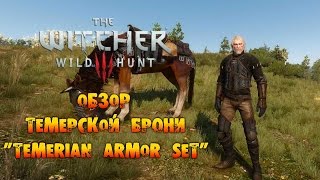 The Witcher 3 Wild Hunt  Обзор Темерской брони quotTemerian Armor Setquot [upl. by Otrepur]