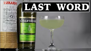 Como Fazer Last Word Coquetel Com Gin e Chartreuse Verde [upl. by Esimehc861]