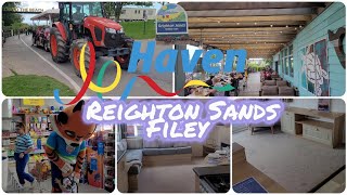 Reighton Sands Haven  FULL TOUR  Tractor beach ride  Quick tour of 85K amp 20K Holiday homes [upl. by Clement]