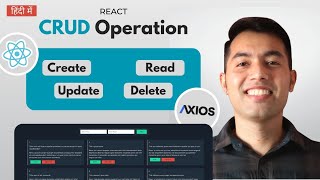 React JS CRUD Operation with Rest API using Axios in One Video [upl. by Jed]