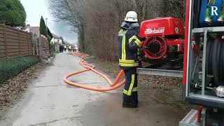 Brand in HochdorfAssenheim [upl. by Torrie]