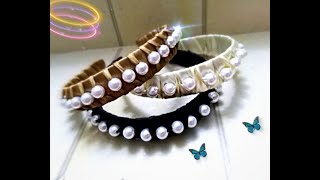 DIY DIADEMAS FACIL Y RAPIDO COMO HACER DIADEMAS TEJIDAS [upl. by Nairde]