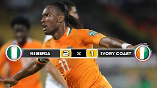 Ivory Coast 🇨🇮 × Nigeria 🇳🇬  1 × 2  HIGHLIGHTS  ALL GOALS  Quarte Final  cup africain 2013 [upl. by Risteau]