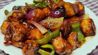 সবচেয়ে সহজ পদ্ধতিতে চিলি পনির রেসিপি  Easy Chilli Paneer Recipe In Bengali [upl. by Thor863]