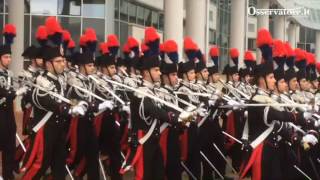 Carabinieri in parata alla nuova Scuola Marescialli [upl. by Joktan]