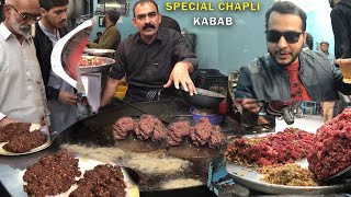 Special Chapli Kabab Of Haripur Hazara  Bismillah Chapli Kabab House Mochi BazarVersatile Buddies [upl. by Enilekaj]