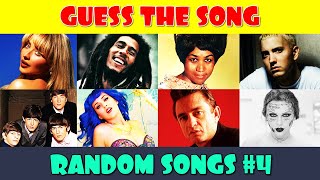 Guess the 50 Random Songs Part 4  Music Quiz [upl. by Ainot]