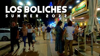 Los Boliches Fuengirola Spain Busy Nightlife Summer 2022 July Update Costa del Sol  Málaga 4K [upl. by West215]