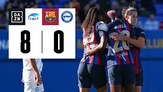 FC Barcelona vs Deportivo Alavés 80  Resumen y goles  Highlights Liga F [upl. by Line805]