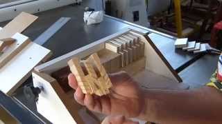 Finger Joints single blade JIG  parte 22 [upl. by Hodgkinson217]