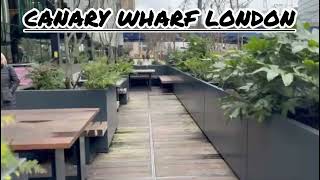 Canary Wharf London view 🥰 foryou funny viralvideo multicolourlifestyle multicolourlifestyle [upl. by Eniagrom]