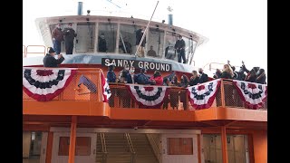 Mayor Adams Commissions Sandy Ground Staten Island Ferry Named For NYs First Free Black Community [upl. by Leiser]