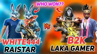 WHITE444RAISTAR VS VINCENZOLAKA GAMER  BIGGEST CLASH EVER  WHO WON [upl. by Oilegor]