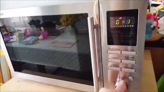 Sharp R82STMA 25 Litre Combination Microwave Oven review [upl. by Adnotal]