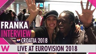 Franka Croatia interview  Eurovision 2018  wiwibloggs [upl. by Philbert240]