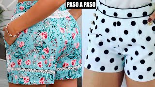 Como hacer un short para damas talla xl con patrones [upl. by Nyltyak389]