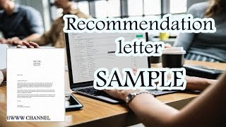 How to Write a Letter of Recommendation Microsoft Office [upl. by Frankie734]