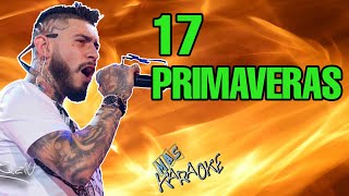 😎 17 PRIMAVERAS 🟢 Ulises Bueno 🎤 MAS KARAOKE cuarteto [upl. by Neltiac]