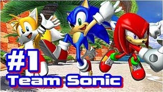 Lets Play Sonic Heroes  Team Sonic  Part 1 [upl. by Quinton]