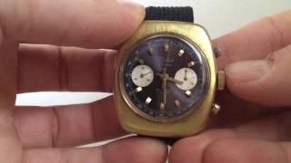 Vintage Difor Suisse Chronograph Mens Watch with Landeron 149 from 1960s [upl. by Bonar]