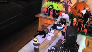 GEOTrax Train Bowling Halloween Spooktacular [upl. by Ayra]