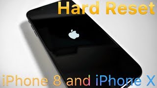 How To Hard Reset iPhone 8 8 Plus amp X [upl. by Gerhardine]