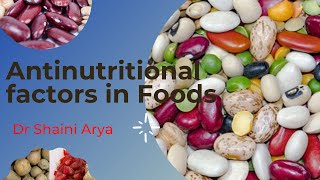 Anti Nutritional Factors in FoodsLegumesPulses [upl. by Llehsyt375]