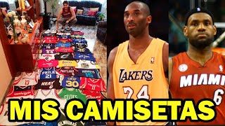 TODAS MIS CAMISETAS DE LA NBA y te doy una [upl. by Myrt]