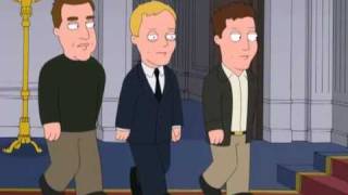 Family Guy  King Stewart meets Ted Barney and Marshall from How I Met Your Mother [upl. by Nehtiek870]