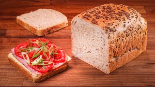 How to make Deli Rye Bread  Perfect Jewish Style Sandwich Loaf Recipe [upl. by Nohj]