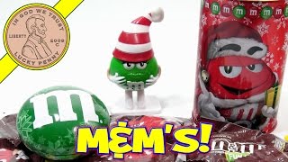 MampM Christmas Assortment  Tins Ornaments amp Dispensers  Christmas Candy Review [upl. by Orv]