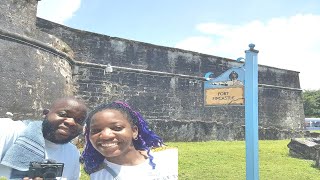 Our TOUR Of The HISTORIC Fort Fincastle In Nassau Bahamas [upl. by Trudey]