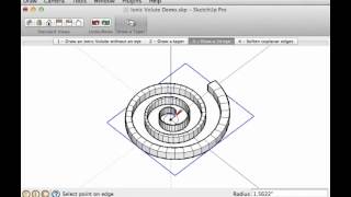 Draw a 3D Ionic Volute Using the Curve Maker and Taper Maker plugins within SketchUp [upl. by Aneryc]