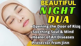 Cant Fall Asleep Sleeping Problems  Listen to This Dua FOR Stress Relief and Healing Relaxation [upl. by Vasti]