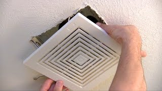 How to replace or repair a bathroom fan [upl. by Corty]