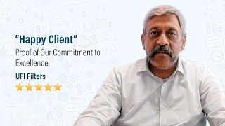 Testimonials Hridesh Sharma UFI Filters Pvt Ltd [upl. by Longan930]