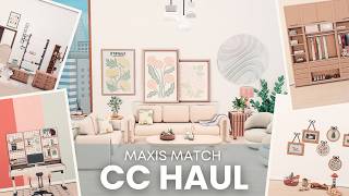 ✨OCTOBER MAXIS MATCH CC FURNITURE HAUL  CC LINKS✨  The Sims 4 [upl. by Lema]