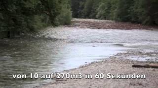 Emme Hochwasser  Anschuss 4 Juli 2012 [upl. by Chard]