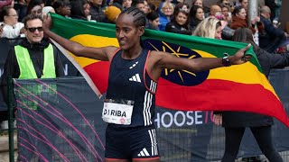 2023 Toronto waterfront Marathon Buze Diriba won womens race [upl. by Aehsan]