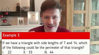 Awesome Little Known Fact About Triangles GRE and GMAT Tip [upl. by Bergquist]