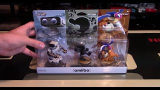 RELEASE DAY Amiibo Retro 3Pack Unboxing  Review  Nintendo Collecting [upl. by Accemahs601]