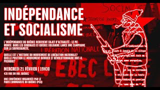 Indépendance et socialisme  21 février 2024 [upl. by Akined]