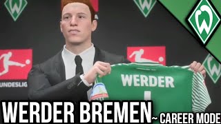 A Fresh START  FC24 Werder Bremen Career Mode 1 [upl. by Nivlad139]